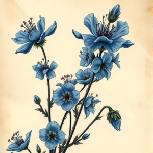 Fantasy Realism Bluebonnet Tattoo