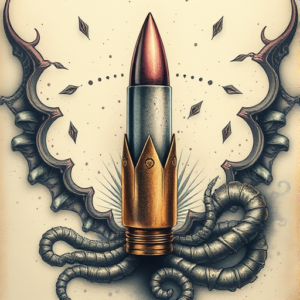 Fantasy Realism Bullet Tattoo