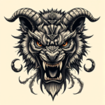 Fantasy Realism Cerberus Tattoo