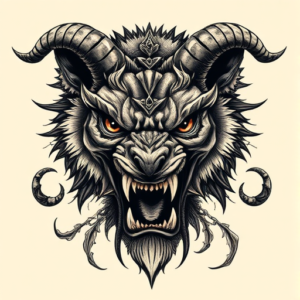 Fantasy Realism Cerberus Tattoo