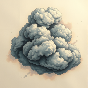 Fantasy Realism Cloud Tattoo