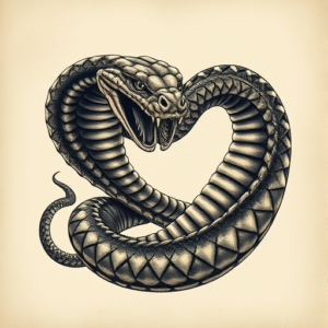 Fantasy Realism Cobra Tattoo