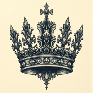 Fantasy Realism Crown Tattoo