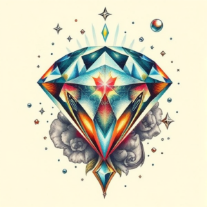 Fantasy Realism Diamond Tattoo