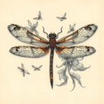 Fantasy Realism Dragonfly Tattoo