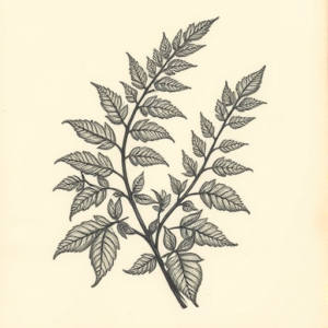 Fantasy Realism Fern Tattoo