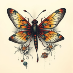 Fantasy Realism Firefly Tattoo