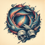 Fantasy Realism Galaxy Tattoo