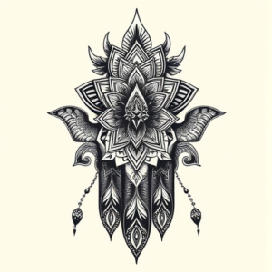 Fantasy Realism Hamsa Tattoo