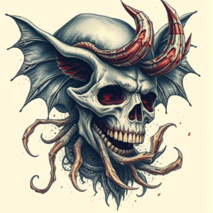 Fantasy Realism Horror Tattoo
