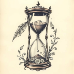 Fantasy Realism Hourglass Tattoo