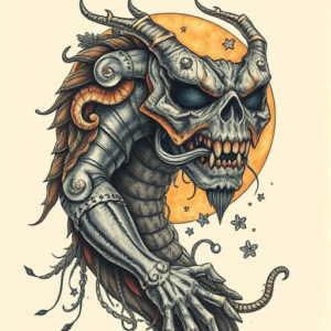 Fantasy Realism Kintsugi Tattoo