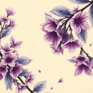 Fantasy Realism Lilac Tattoo