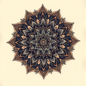 Fantasy Realism Mandala Tattoo