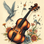 Fantasy Realism Music Tattoo