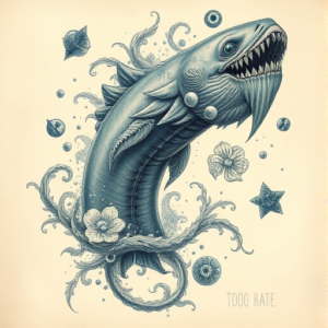 Fantasy Realism Ocean Tattoo