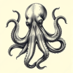 Fantasy Realism Octopus Tattoo