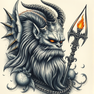 Fantasy Realism Odin Tattoo