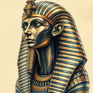 Fantasy Realism Pharaoh Tattoo