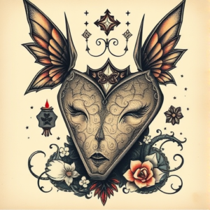 Fantasy Realism Planchette Tattoo