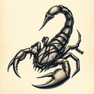 Fantasy Realism Scorpio Tattoo