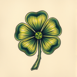 Fantasy Realism Shamrock Tattoo