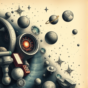 Fantasy Realism Space Tattoo