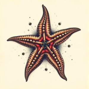 Fantasy Realism Starfish Tattoo