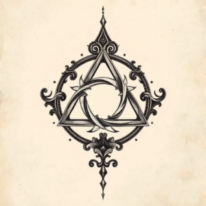 Fantasy Realism Triquetra Tattoo