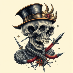 Fantasy Realism Voodoo Tattoo