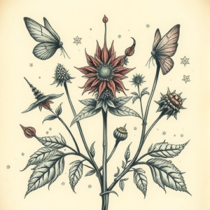 Fantasy Realism Weed Tattoo