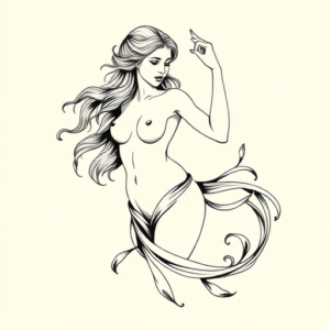 Feminine Aphrodite Tattoo