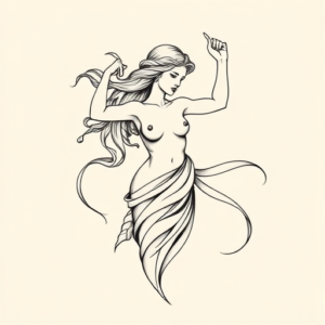 Feminine Apollo Tattoo