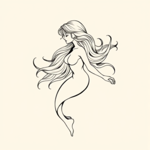 Feminine Aquarius Tattoo