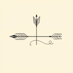 Feminine Arrow Tattoo