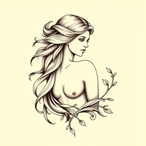 Feminine Athena Tattoo