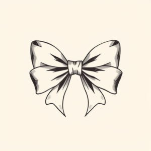 Feminine Bow Tattoo