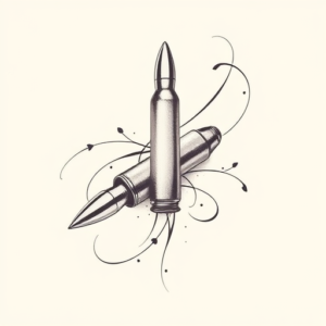 Feminine Bullet Tattoo