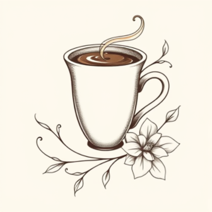 Feminine Coffee Tattoo