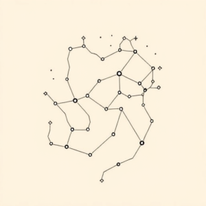 Feminine Constellation Tattoo