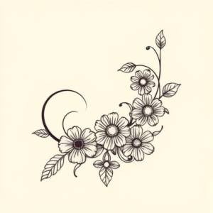 Feminine Crochet Tattoo