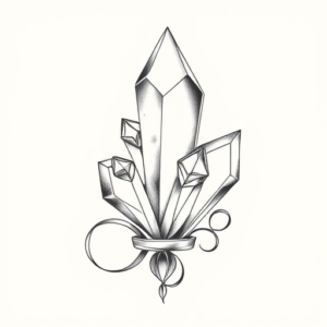 Feminine Crystal Tattoo