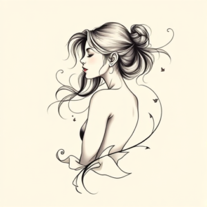 Feminine Cyber Tattoo