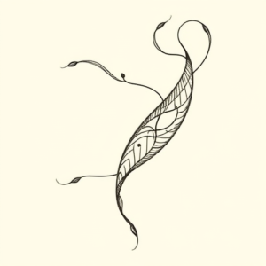 Feminine Dna Tattoo