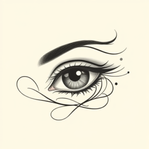 Feminine Eye Tattoo