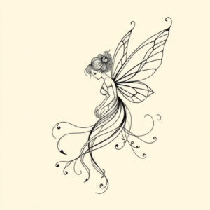 Feminine Fairy Tattoo