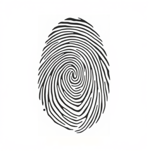 Feminine Fingerprint Tattoo