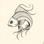 Feminine Fish Tattoo