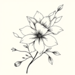 Feminine Flower Tattoo