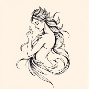 Feminine Goddess Tattoo